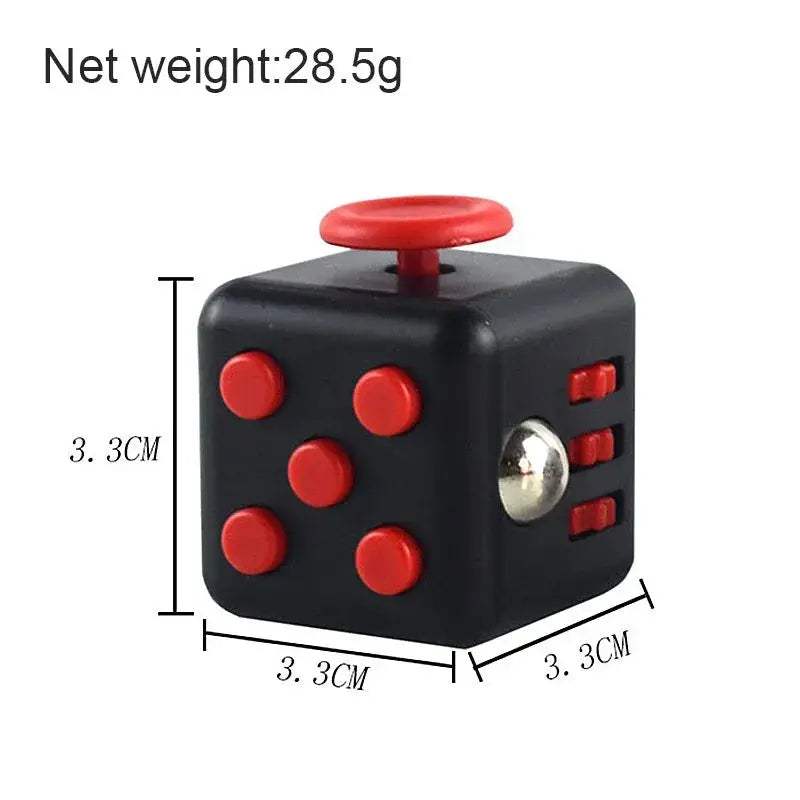 Creative Solid Color Fidget Dice handheld cube Release Stress Autism Anxiety Adult Kids Relief Anti-Stress finger children toys - ToylandEU