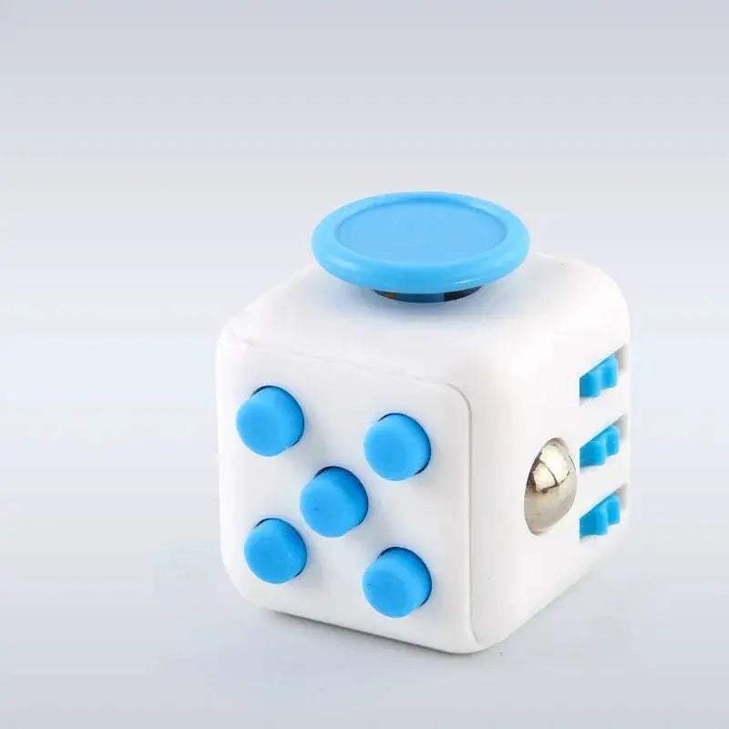 Creative Solid Color Fidget Dice handheld cube Release Stress Autism Anxiety Adult Kids Relief Anti-Stress finger children toys - ToylandEU