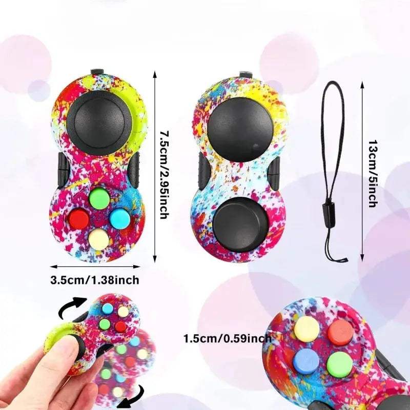  Fidget Pad Stress Relief Cube With Six Functions -  ToylandEU™