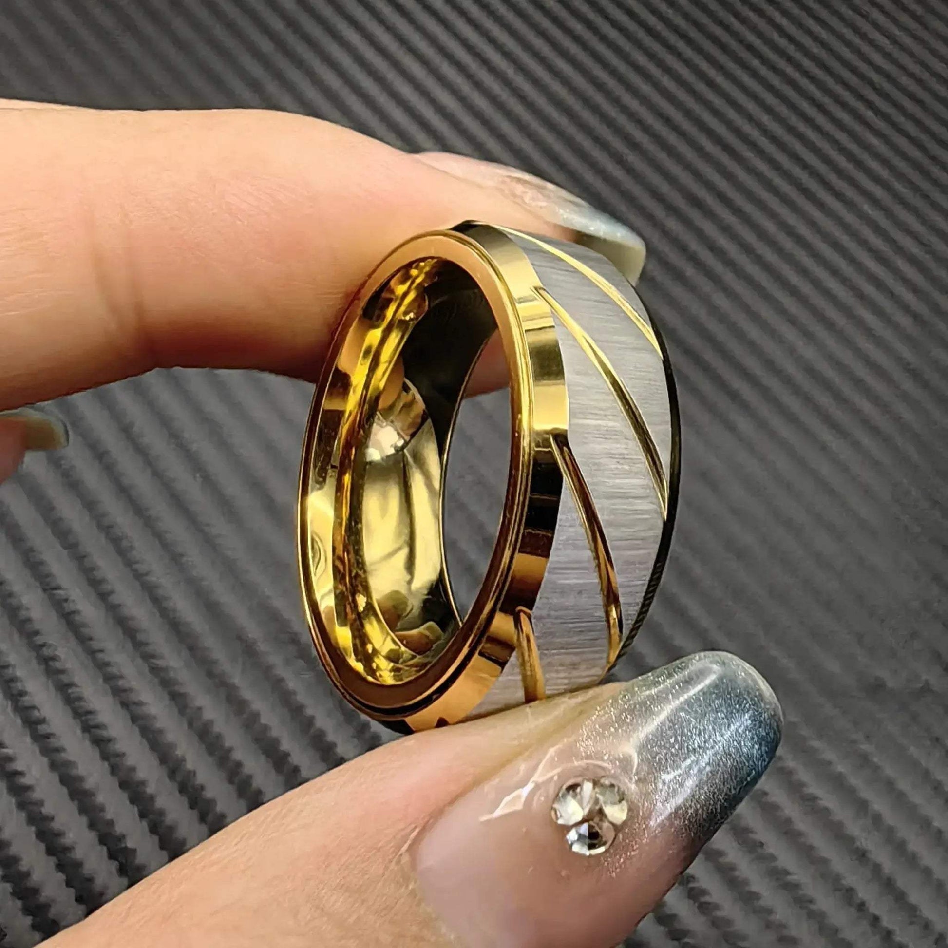 Fidget Ring Stress Relief Accessory for Adults Metal EDC Sliders - ToylandEU