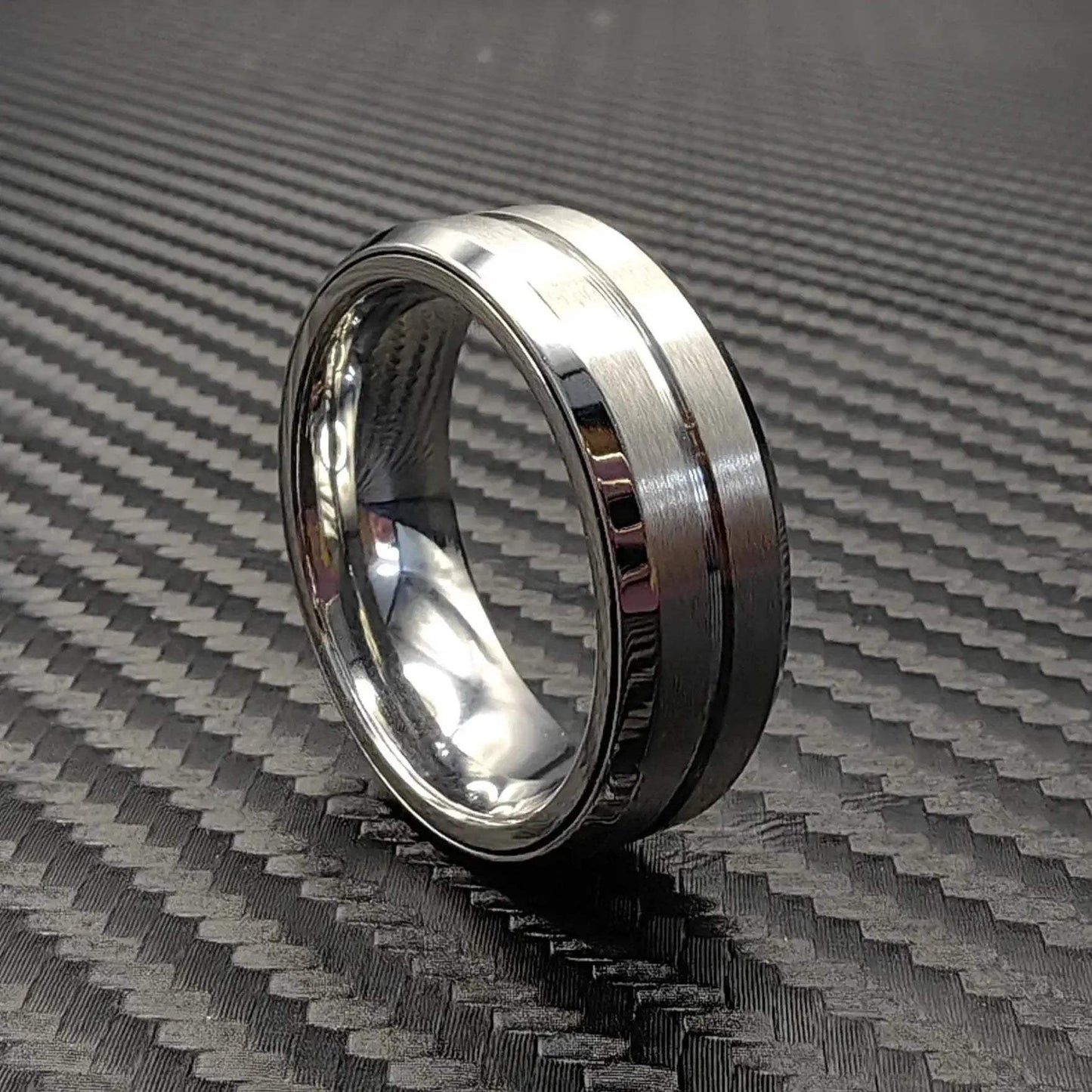 Fidget Ring Stress Relief Accessory for Adults Metal EDC Sliders - ToylandEU
