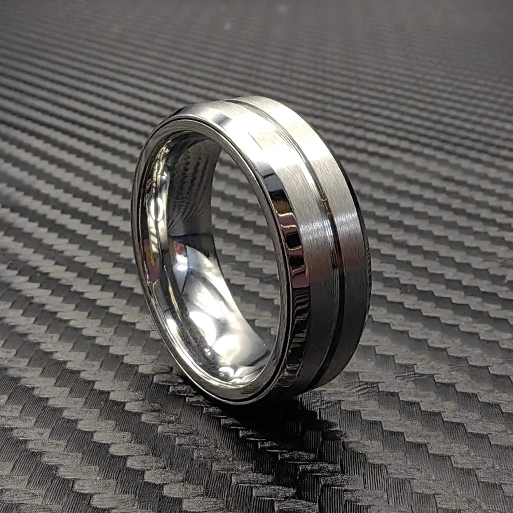 Fidget Ring Stress Relief Accessory for Adults Metal EDC Sliders - ToylandEU
