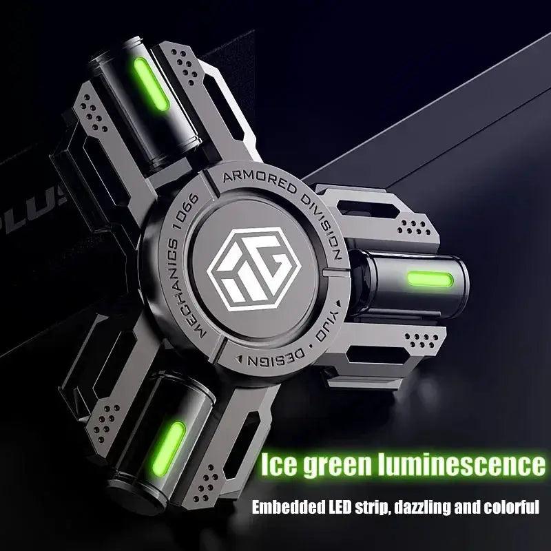  Glow Fidget Spinner High Speed Alloy EDC Toy Long Spin -  ToylandEU™