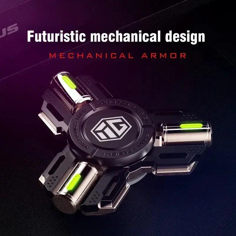  Glow Fidget Spinner High Speed Alloy EDC Toy Long Spin -  ToylandEU™