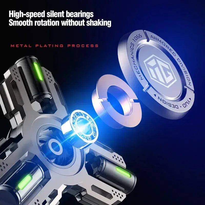  Glow Fidget Spinner High Speed Alloy EDC Toy Long Spin -  ToylandEU™