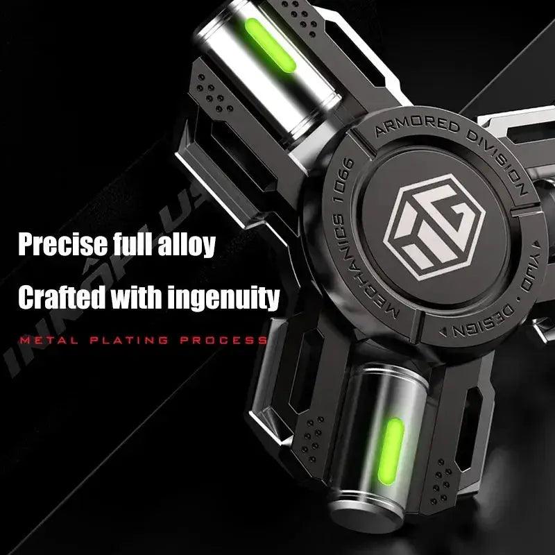  Glow Fidget Spinner High Speed Alloy EDC Toy Long Spin -  ToylandEU™