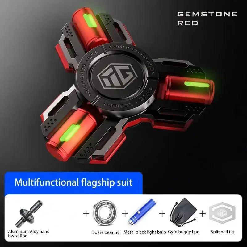  Glow Fidget Spinner High Speed Alloy EDC Toy Long Spin -  ToylandEU™