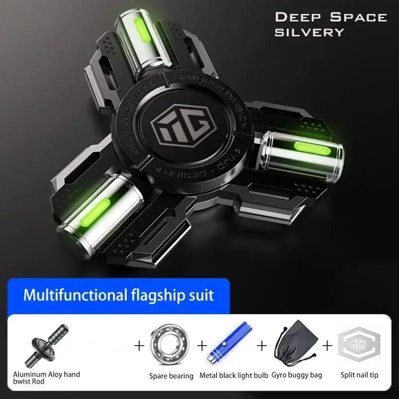  Glow Fidget Spinner High Speed Alloy EDC Toy Long Spin -  ToylandEU™