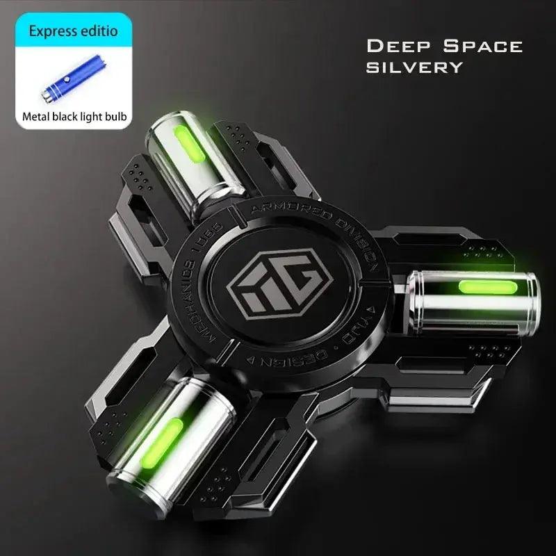  Glow Fidget Spinner High Speed Alloy EDC Toy Long Spin -  ToylandEU™