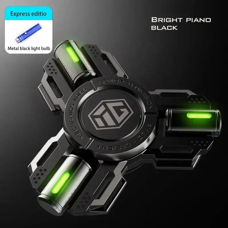  Glow Fidget Spinner High Speed Alloy EDC Toy Long Spin -  ToylandEU™