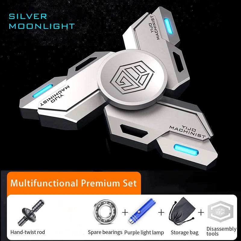 Fidget Spinner Metal Alloy Luminous Stress Relief Toys - ToylandEU