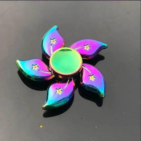  Metal Rainbow Fidget Spinner Colorful EDC Hand Spinner Gifts -  ToylandEU™