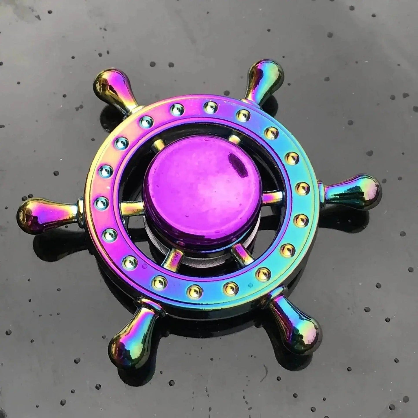  Metal Rainbow Fidget Spinner Colorful EDC Hand Spinner Gifts -  ToylandEU™