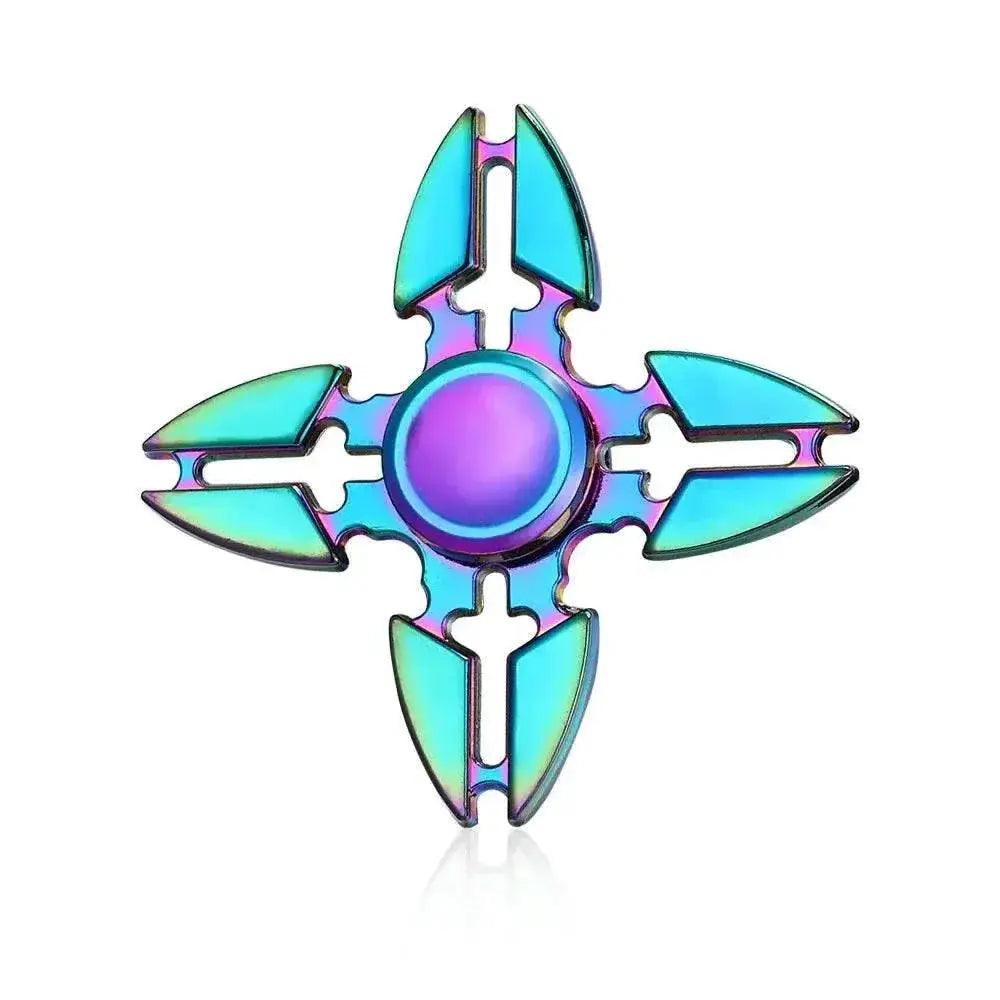  Metal Rainbow Fidget Spinner Colorful EDC Hand Spinner Gifts -  ToylandEU™
