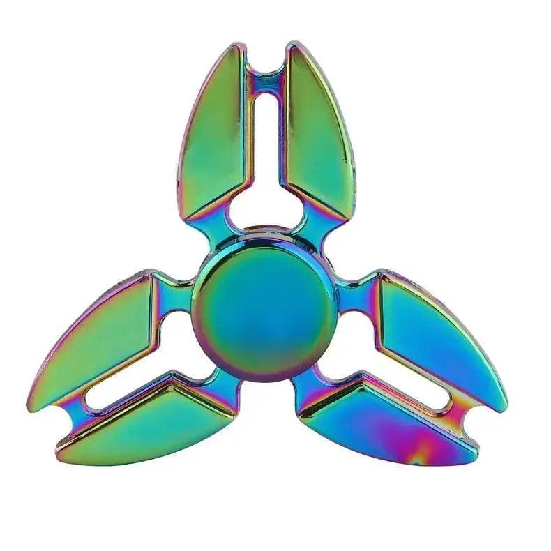  Metal Rainbow Fidget Spinner Colorful EDC Hand Spinner Gifts -  ToylandEU™