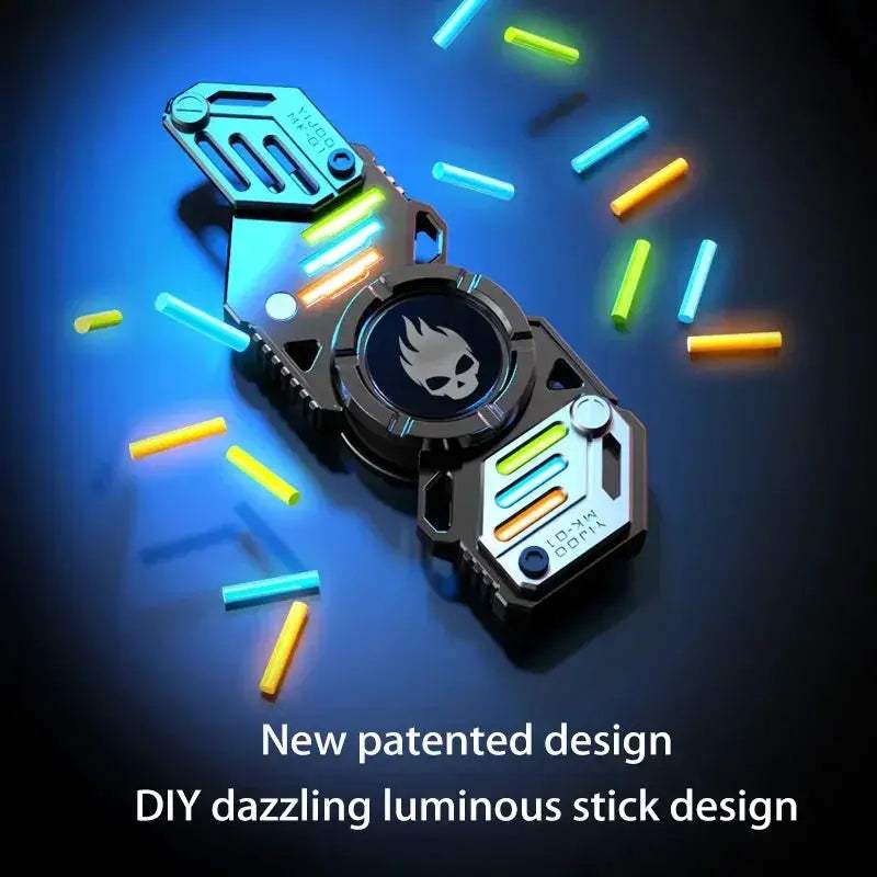 Fidget Spinner Metal Toy With Light Effects For Stress Relief - ToylandEU