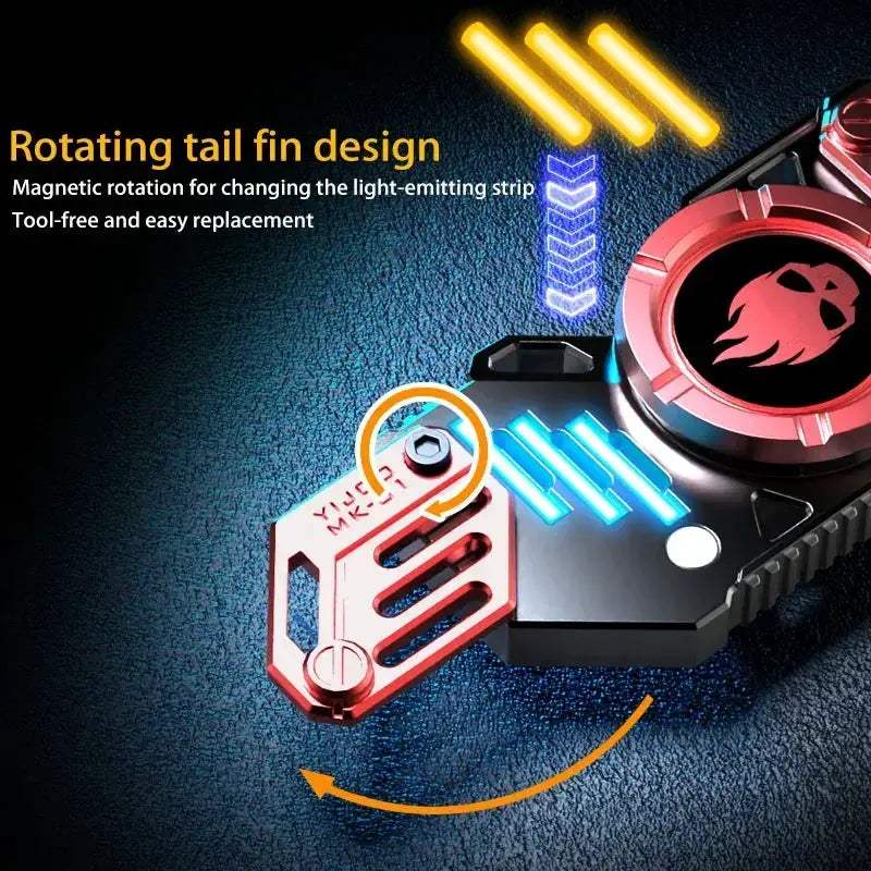 Fidget Spinner Metal Toy With Light Effects For Stress Relief - ToylandEU