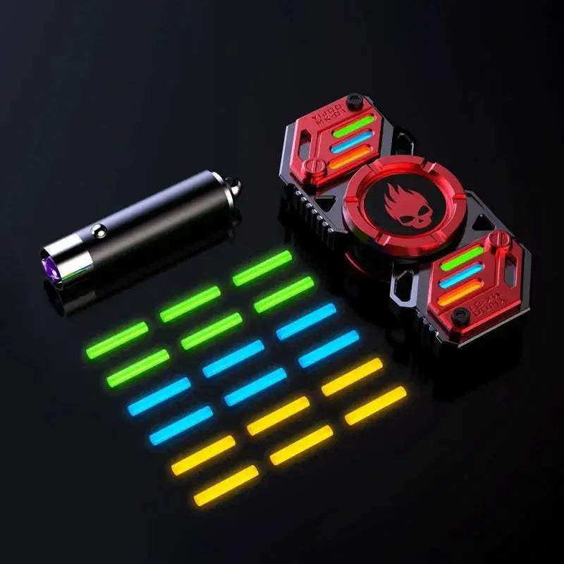 Fidget Spinner Metal Toy With Light Effects For Stress Relief - ToylandEU