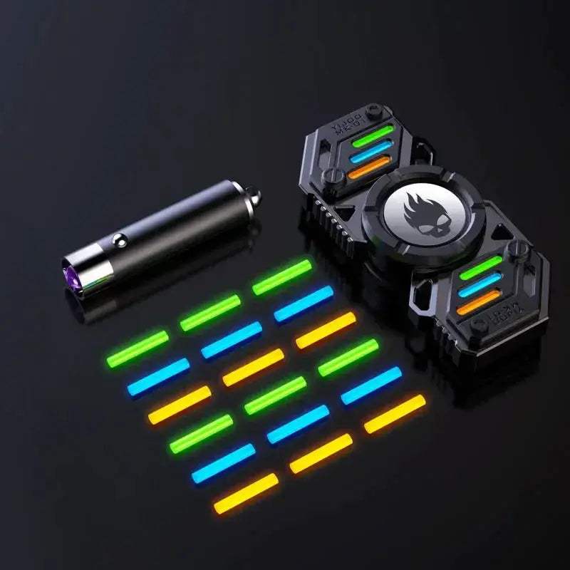 Fidget Spinner Metal Toy With Light Effects For Stress Relief - ToylandEU