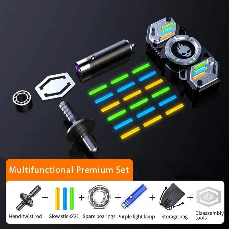 Fidget Spinner Metal Toy With Light Effects For Stress Relief - ToylandEU