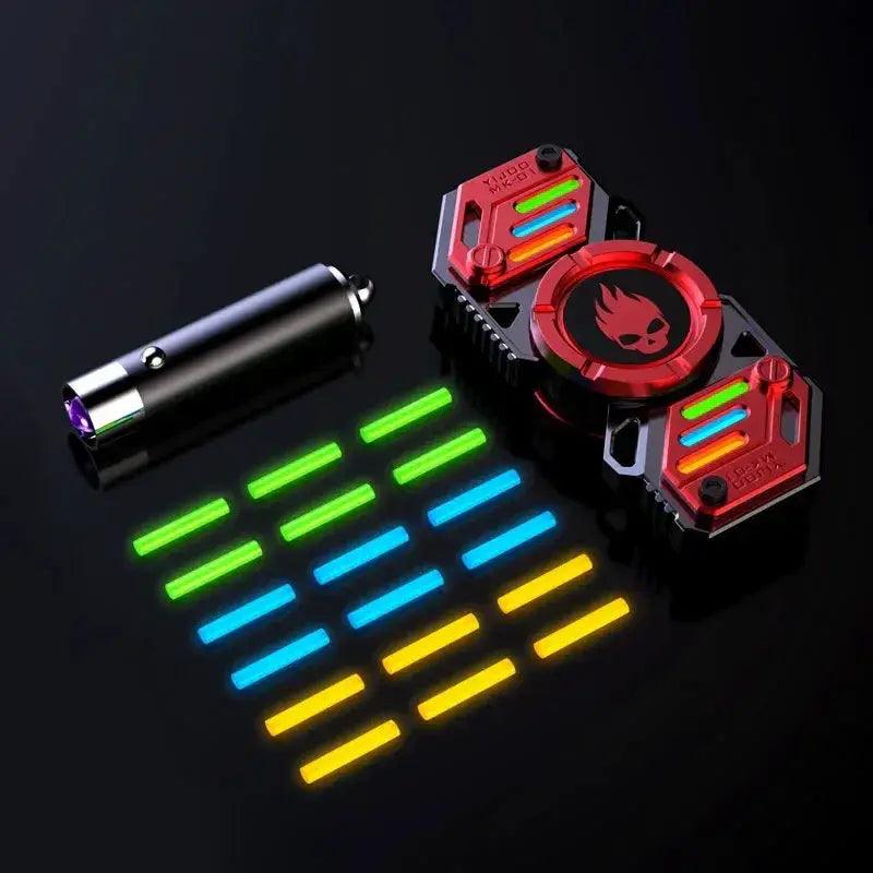  Fidget Spinner Stress Relief Metal Toy With Light -  ToylandEU™