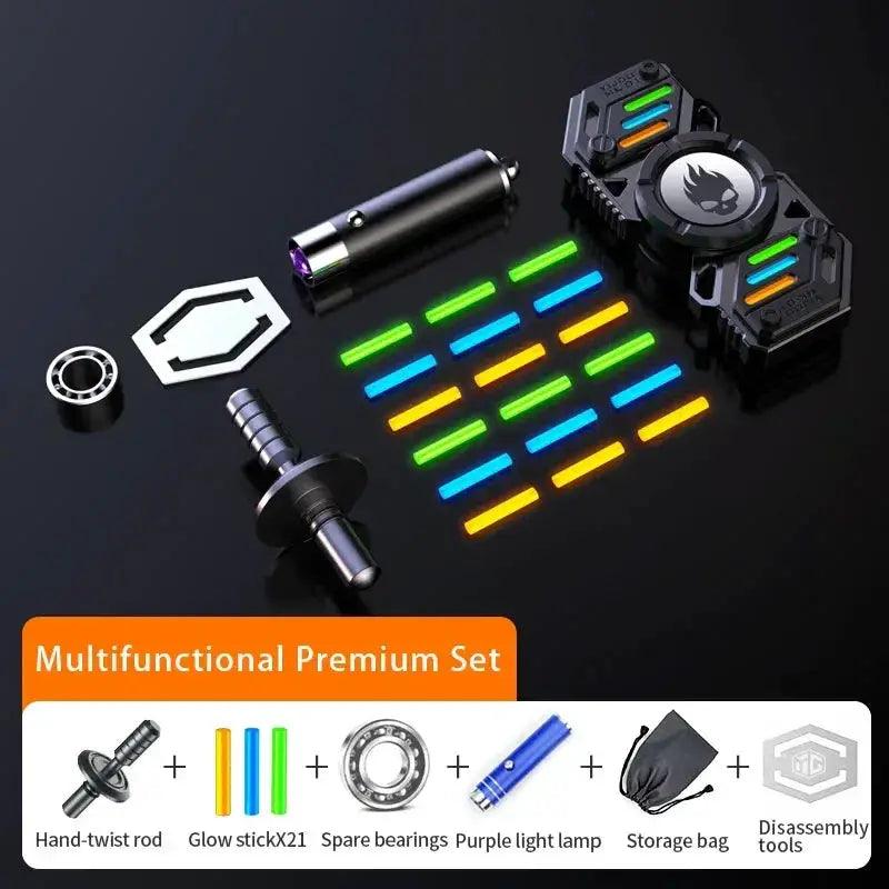  Fidget Spinner Stress Relief Metal Toy With Light -  ToylandEU™