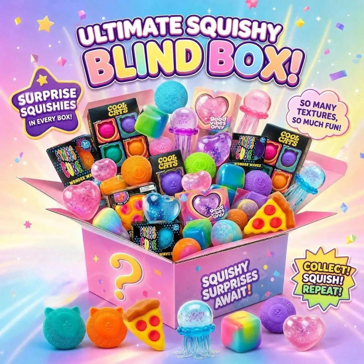 Fidget Squishy | Blind Box Food & Foot | Toylandeu™