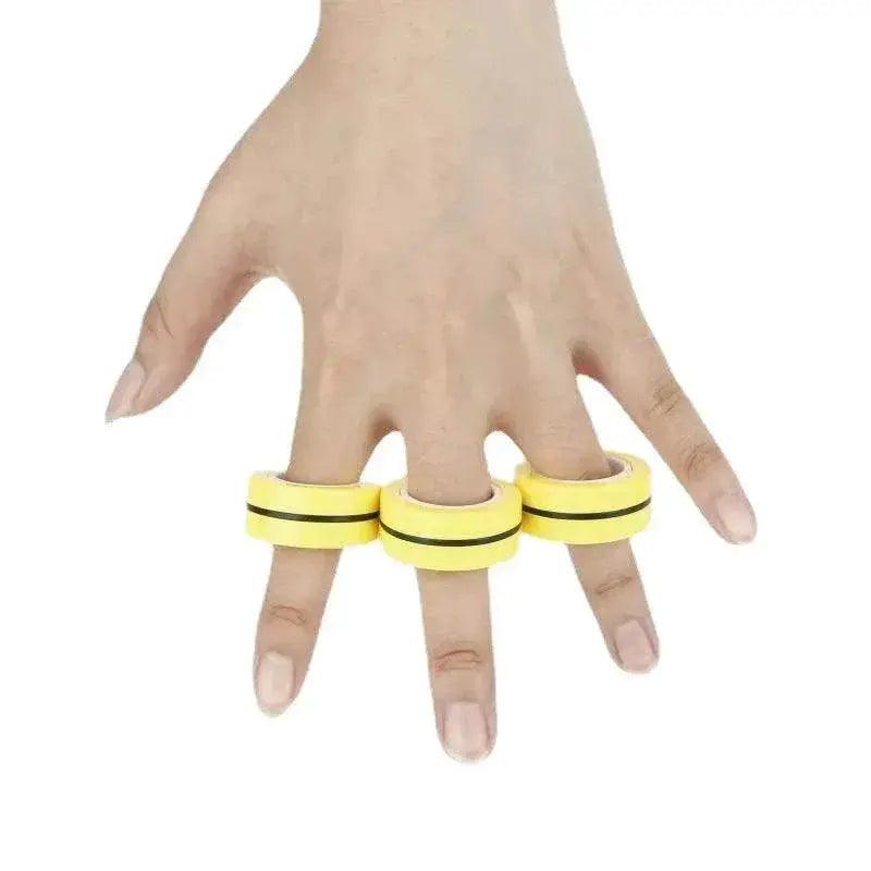  3PCS Fingertip Magnetic Rings Colorful Relief Fidget Toys Set for Adult Magnet Spinner -  ToylandEU™