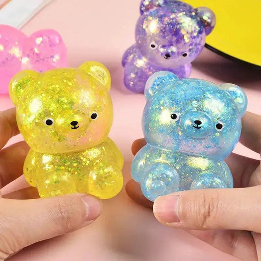  Fidget Toy Squishy Bear Anti Stress Plush Squeeze Toy -  ToylandEU™