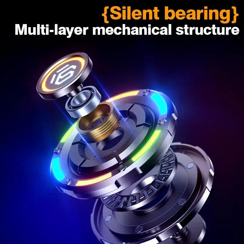  YIJOO 3in1 Metal EDC Pushing Card Hand Spinner Fidget Toy -  ToylandEU™
