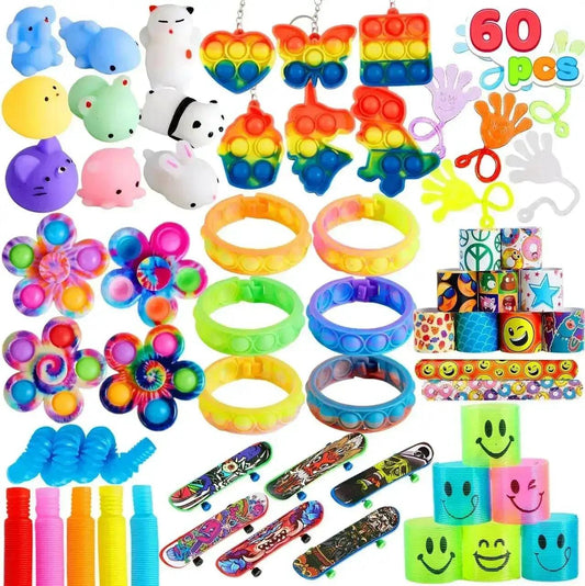  Fidget Toys 60 Pack For Parties And Stress Relief -  ToylandEU™