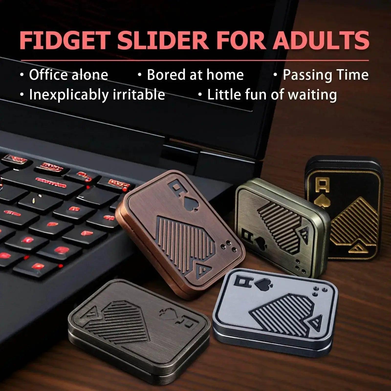  Fidget Toys Adults Fidget Slider Magnet Metal Stress Reliever -  ToylandEU™