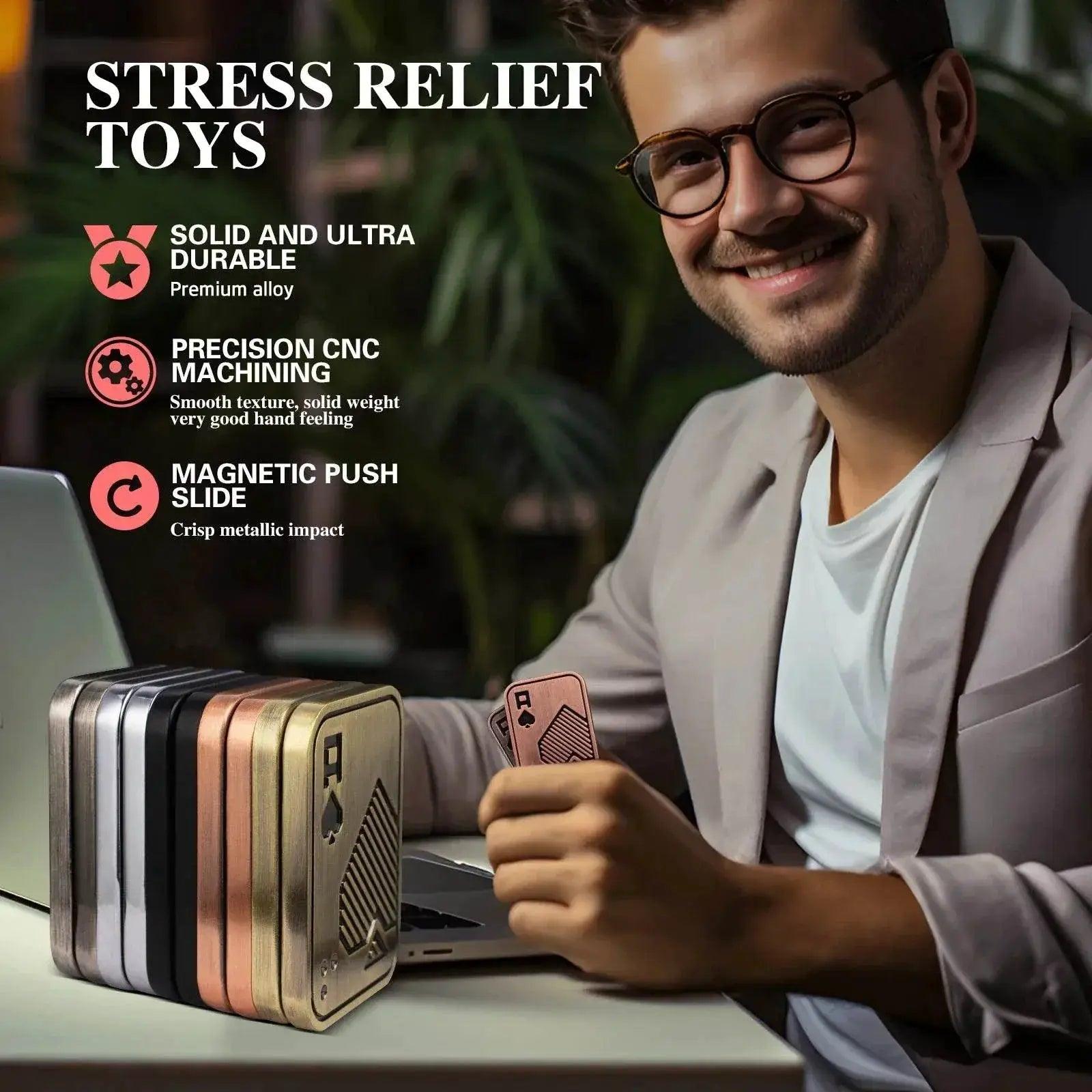  Fidget Toys Adults Fidget Slider Magnet Metal Stress Reliever -  ToylandEU™