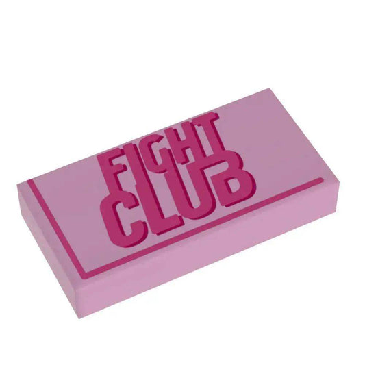  Fight Club Soap On LEGO Tile Bright Pink Print -  ToylandEU™