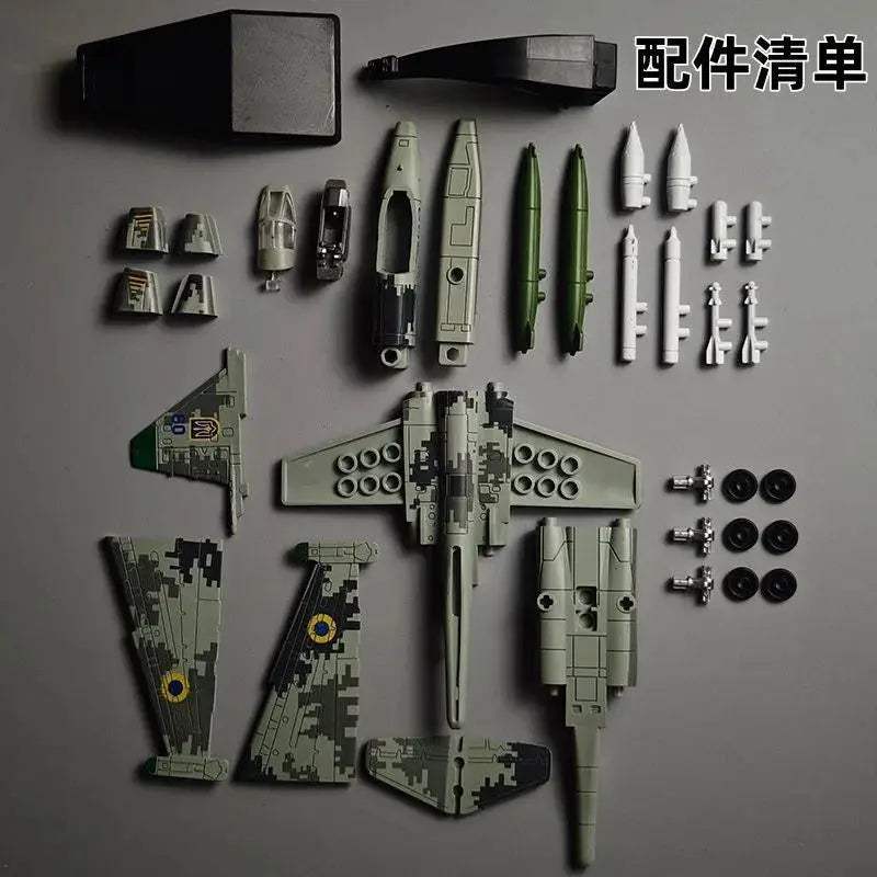  Fighter Aircraft Model Kit DIY Puzzle Tabletop Decor -  ToylandEU™