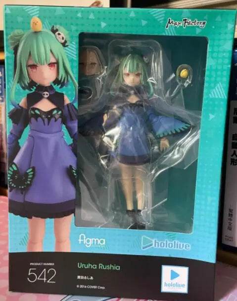 100% Original Figma 542 Hololive Uruha Rushia PVC Figures - ToylandEU