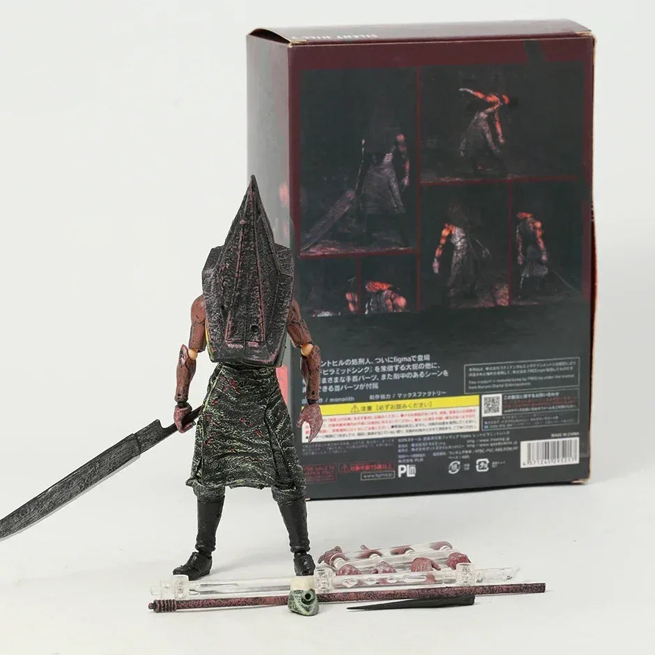 Figma SP-055 Red Pyramid Thing And SP-061 Bubble Head Nurse Action Figures PVC 15 cm Unisex - ToylandEU