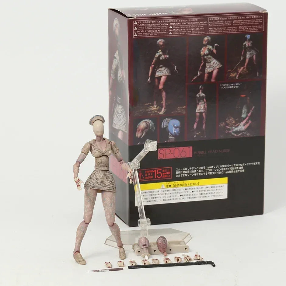 Figma SP-055 Red Pyramid Thing And SP-061 Bubble Head Nurse Action Figures PVC 15 cm Unisex - ToylandEU