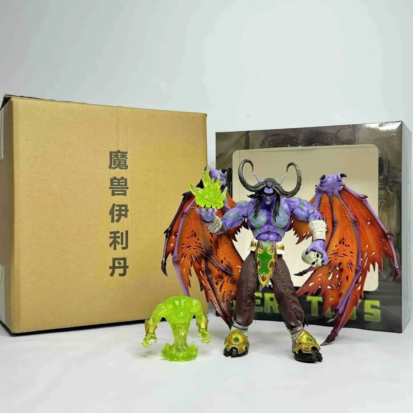  Illidan Stormrage Light Up Figure 25cm Demon Hunter PVC -  ToylandEU™