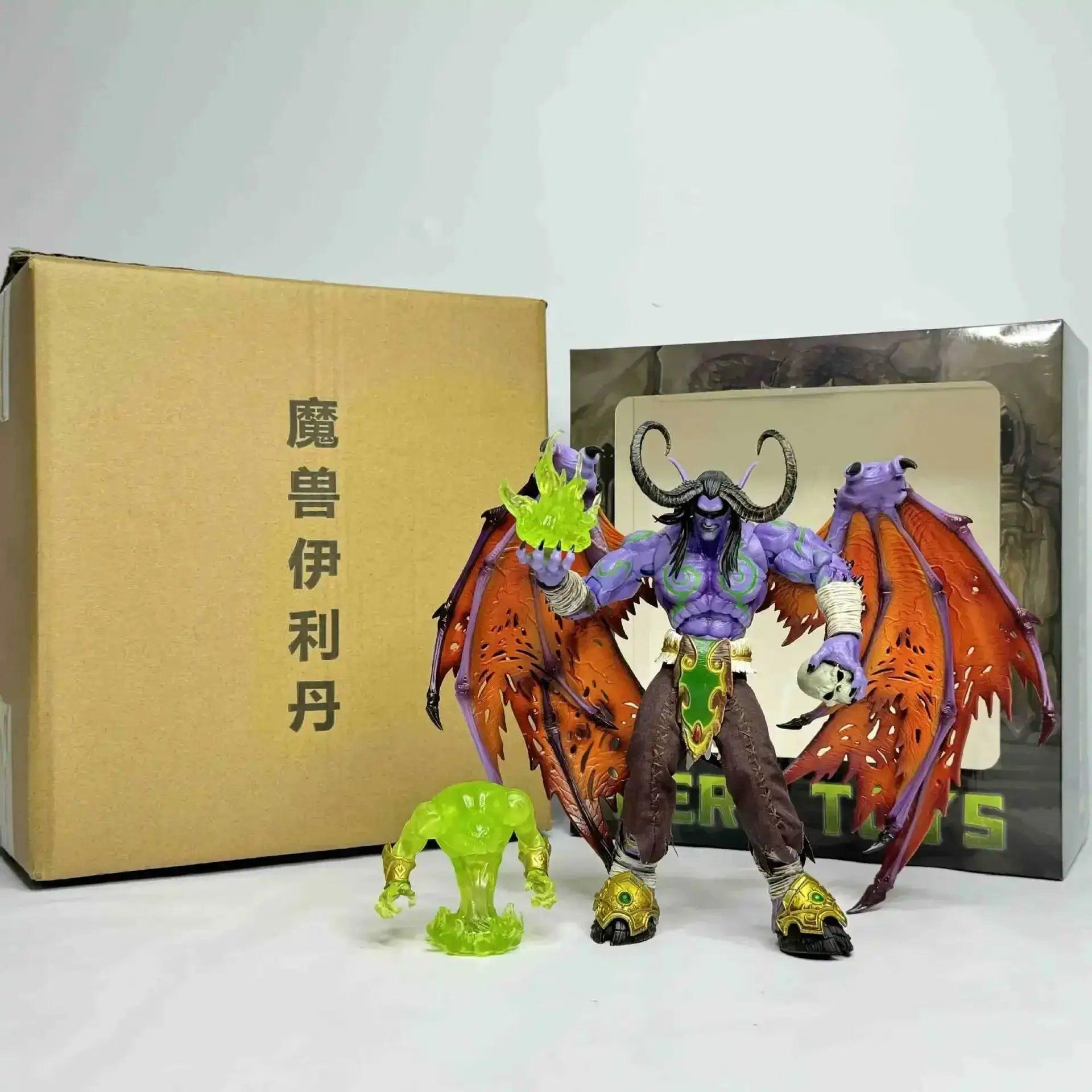  Illidan Stormrage Light Up Figure 25cm Demon Hunter PVC -  ToylandEU™