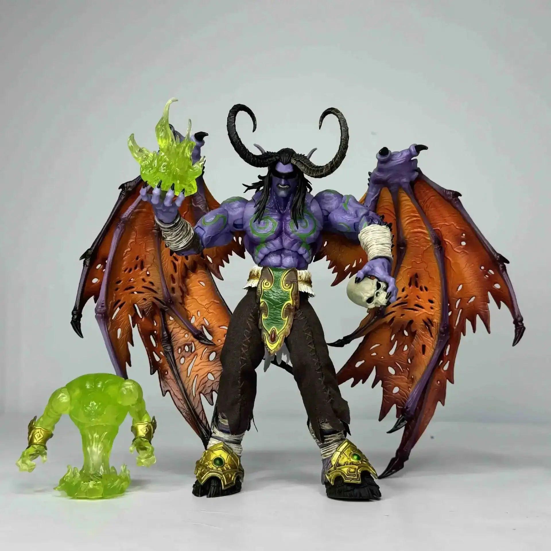  Illidan Stormrage Light Up Figure 25cm Demon Hunter PVC -  ToylandEU™