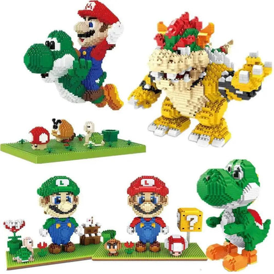  Cartoon Anime Game Figure Dinosaur Blocks Building Toy Bricks Educational Brinquedos for Kids Gift Children Christmas Present -  ToylandEU™