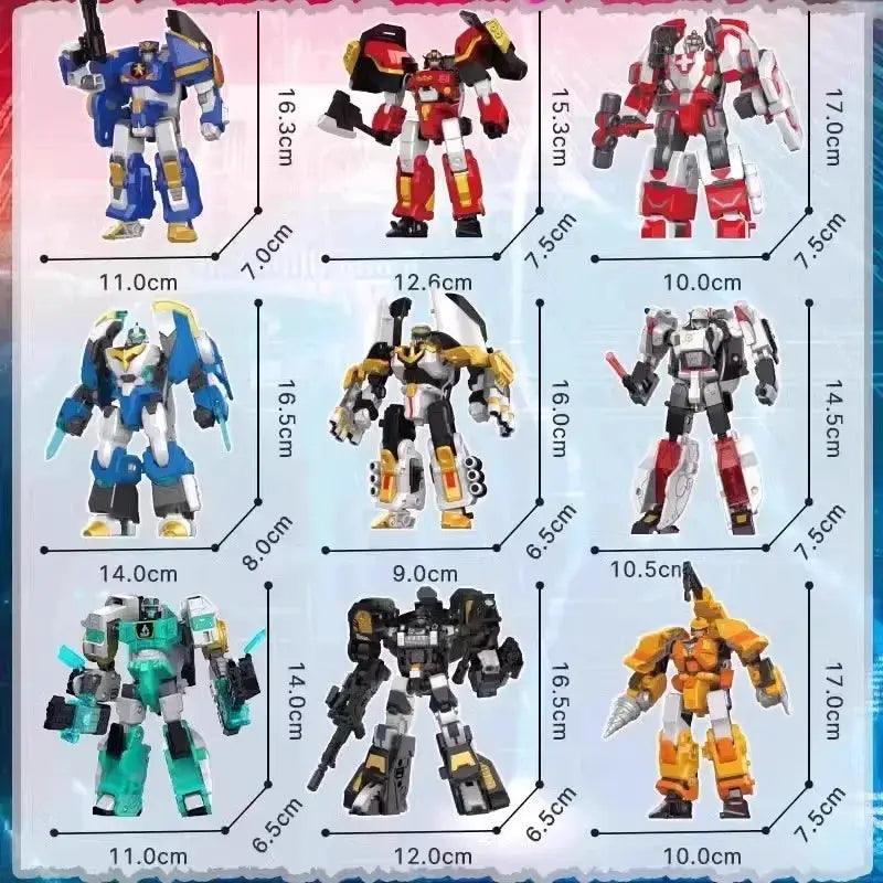  Mini Force Transformation Robot Head Badge Figure Marine Cop -  ToylandEU™