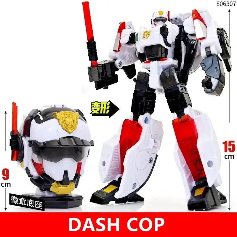  Mini Force Transformation Robot Head Badge Figure Marine Cop -  ToylandEU™