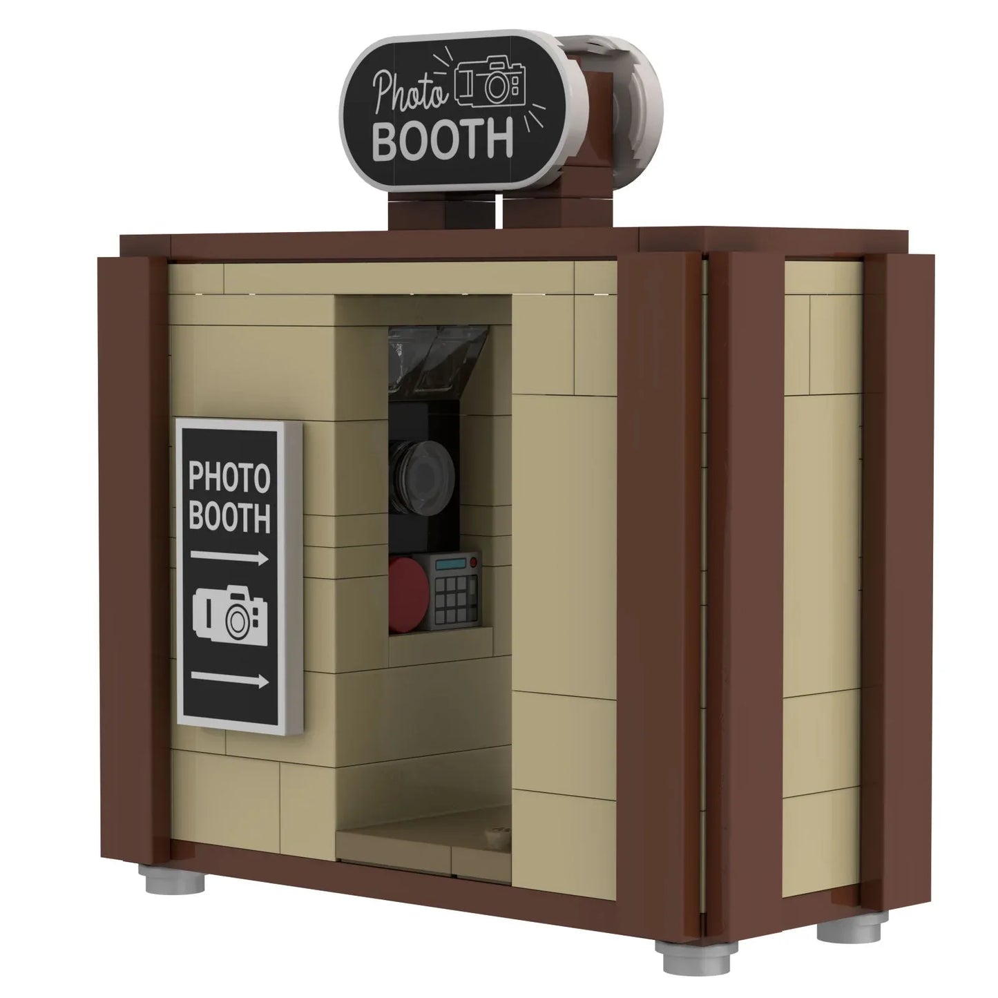 Figure Sized Photo Booth for Custom LEGO Portraits and Keepsakes with Authentic LEGO Parts - ToylandEU