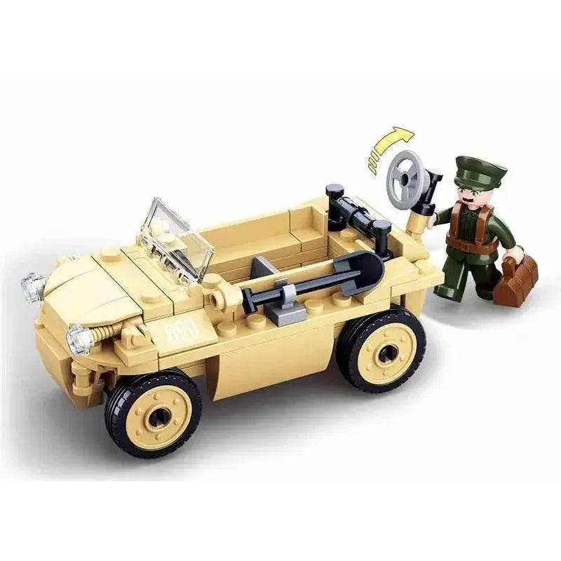  103PCS Military WW2 Amphibious Car Model Bricks Army Soldier Figures Set -  ToylandEU™