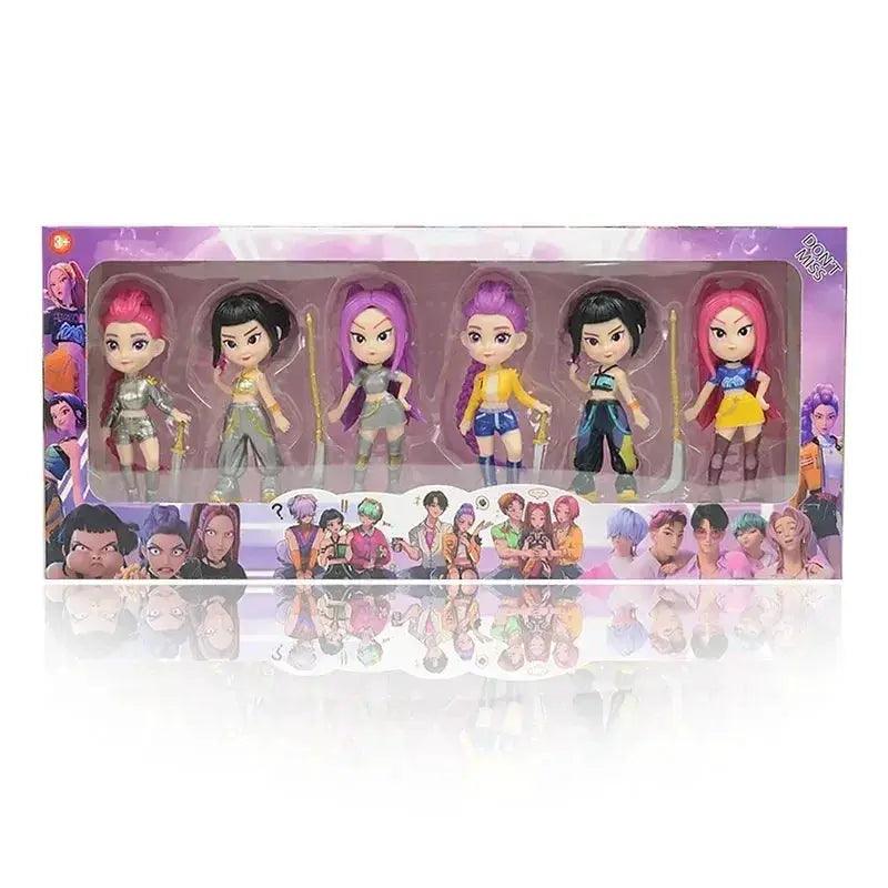  Kpop Demon Hunters Figures Six Piece PVC Desk Decor -  ToylandEU™
