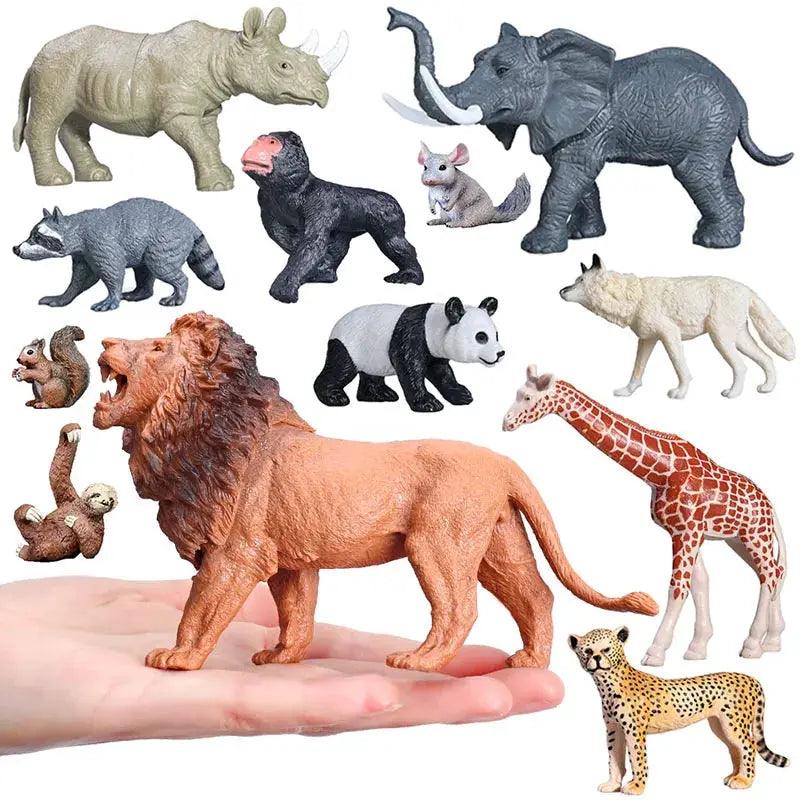  Figurine Set Zoo Animals For Kids Educational Toy -  ToylandEU™