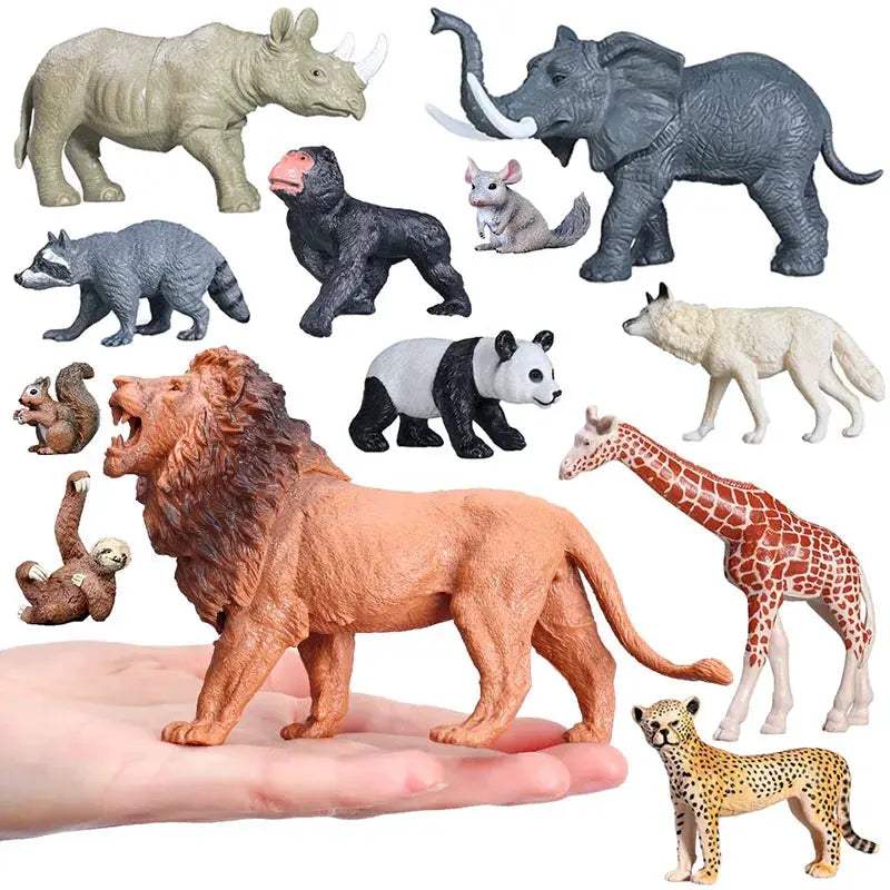  Figurine Set Zoo Animals For Kids Educational Toy -  ToylandEU™