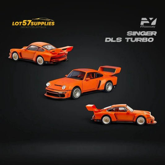  FindClassically Porsche Singer DLS Turbo Orange 1:64 -  ToylandEU™